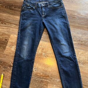 Rock & Republic Blue Ankle Cropped Jeans